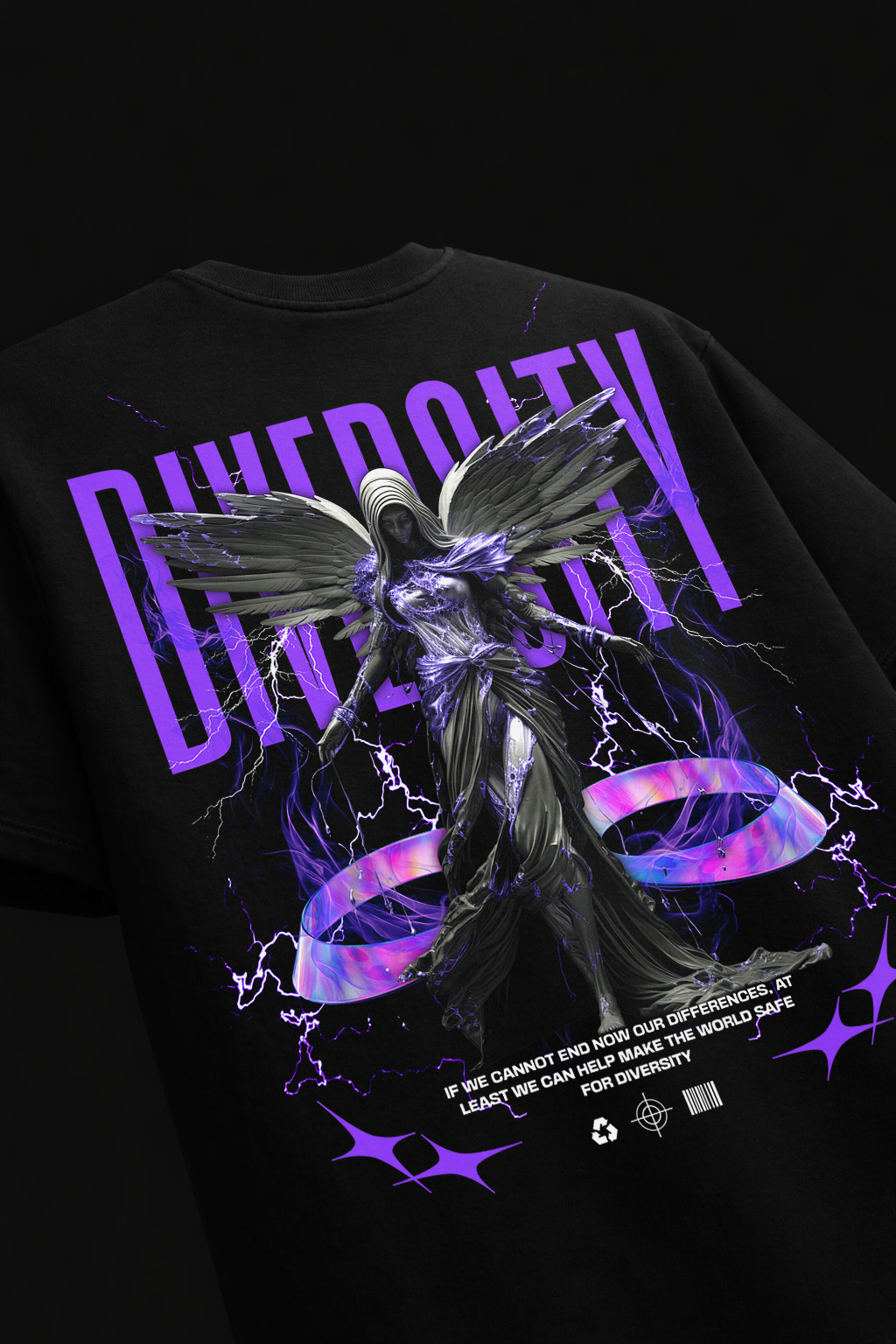 Diversity Angel Oversized T-Shirt
