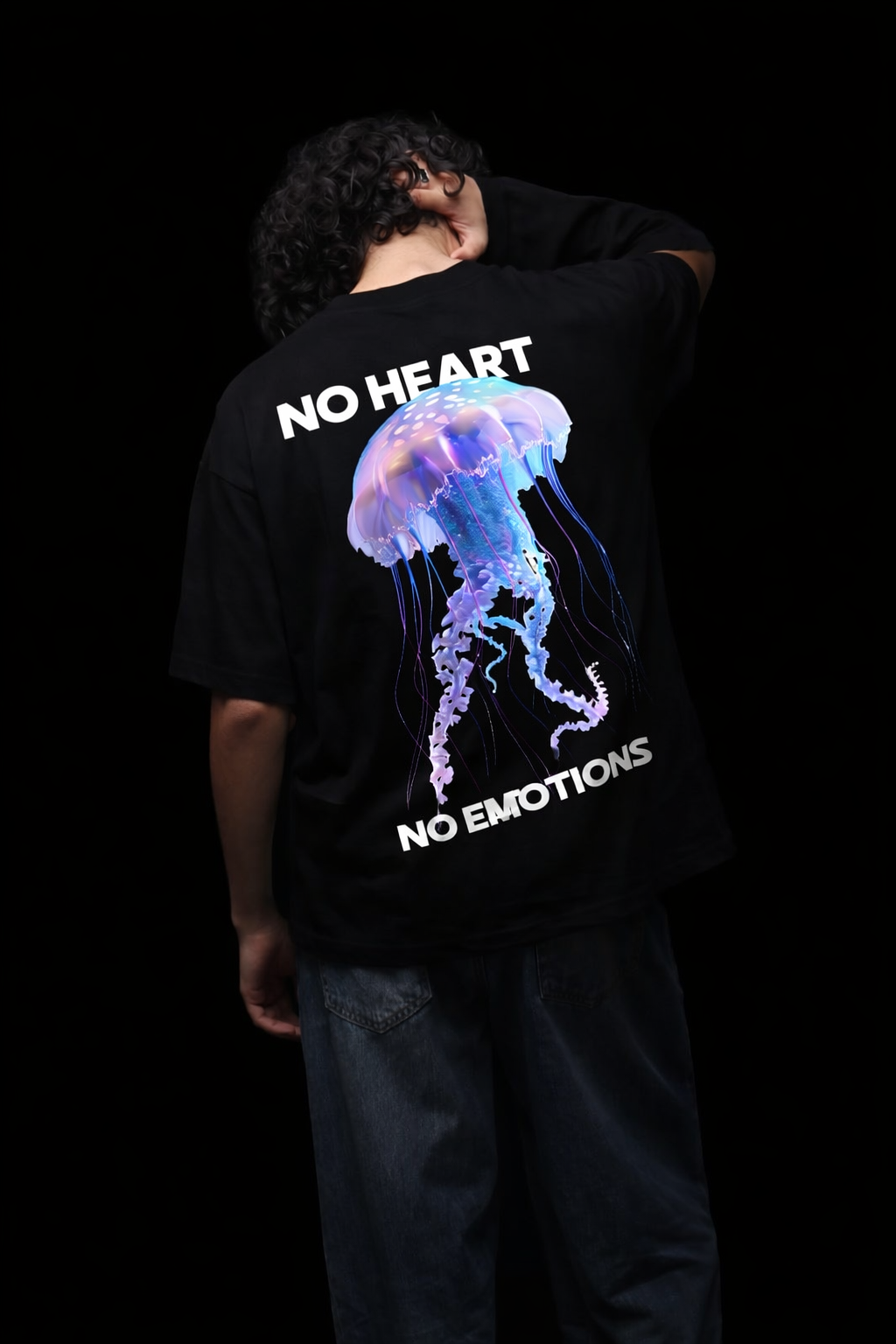 No Heart. No Emotions. Oversized T-Shirt
