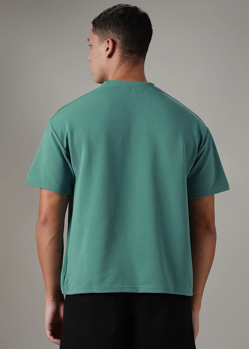Oversize bottle-green Tshirt