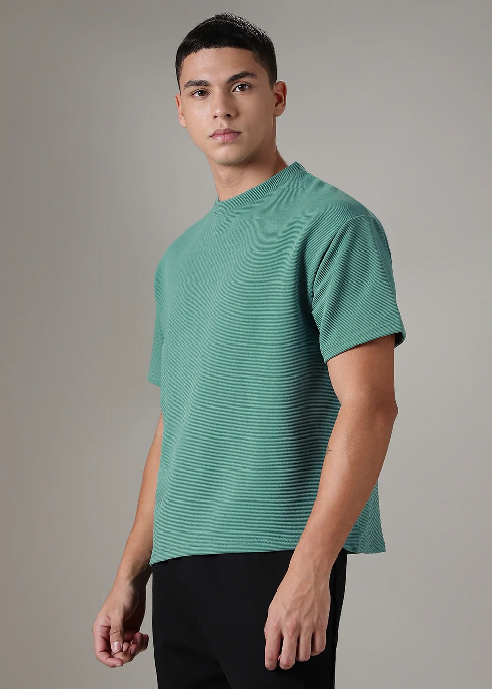 Oversize bottle-green Tshirt