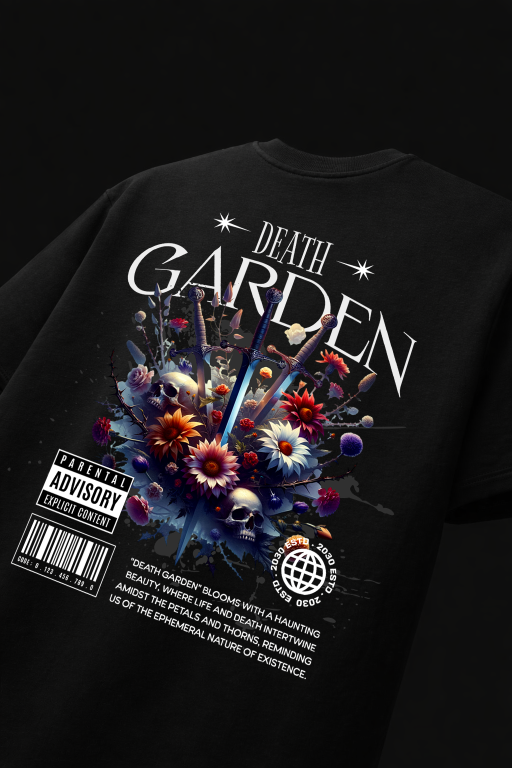 Death Garden Oversized T-Shirt