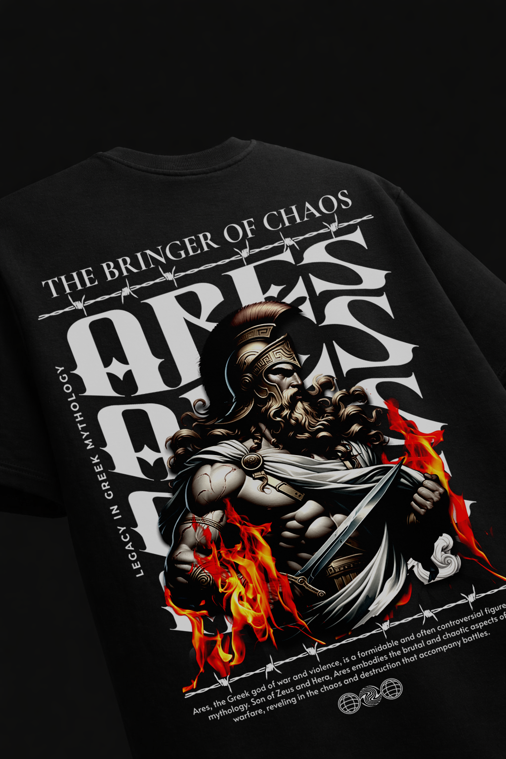 Ares: Bringer of Chaos Oversized T-Shirt