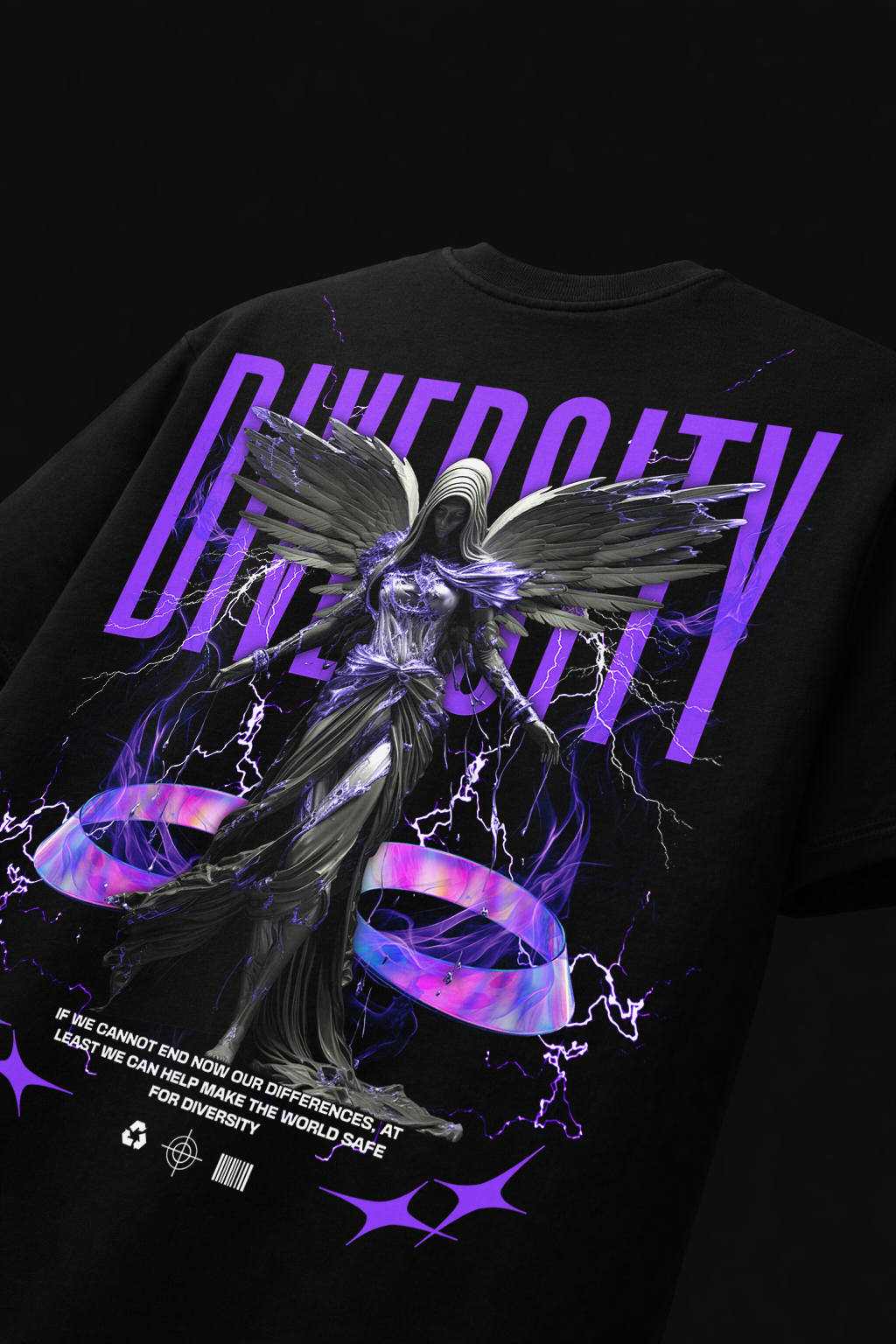 Diversity Angel Oversized T-Shirt